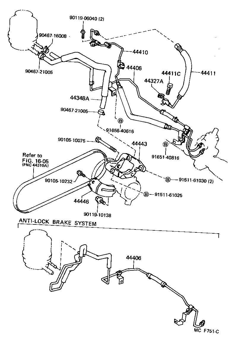  CAMRY JPP |  POWER STEERING TUBE