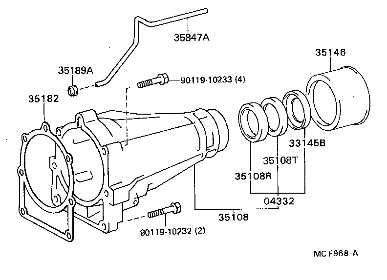  CRESSIDA WAGON |  EXTENSION HOUSING ATM