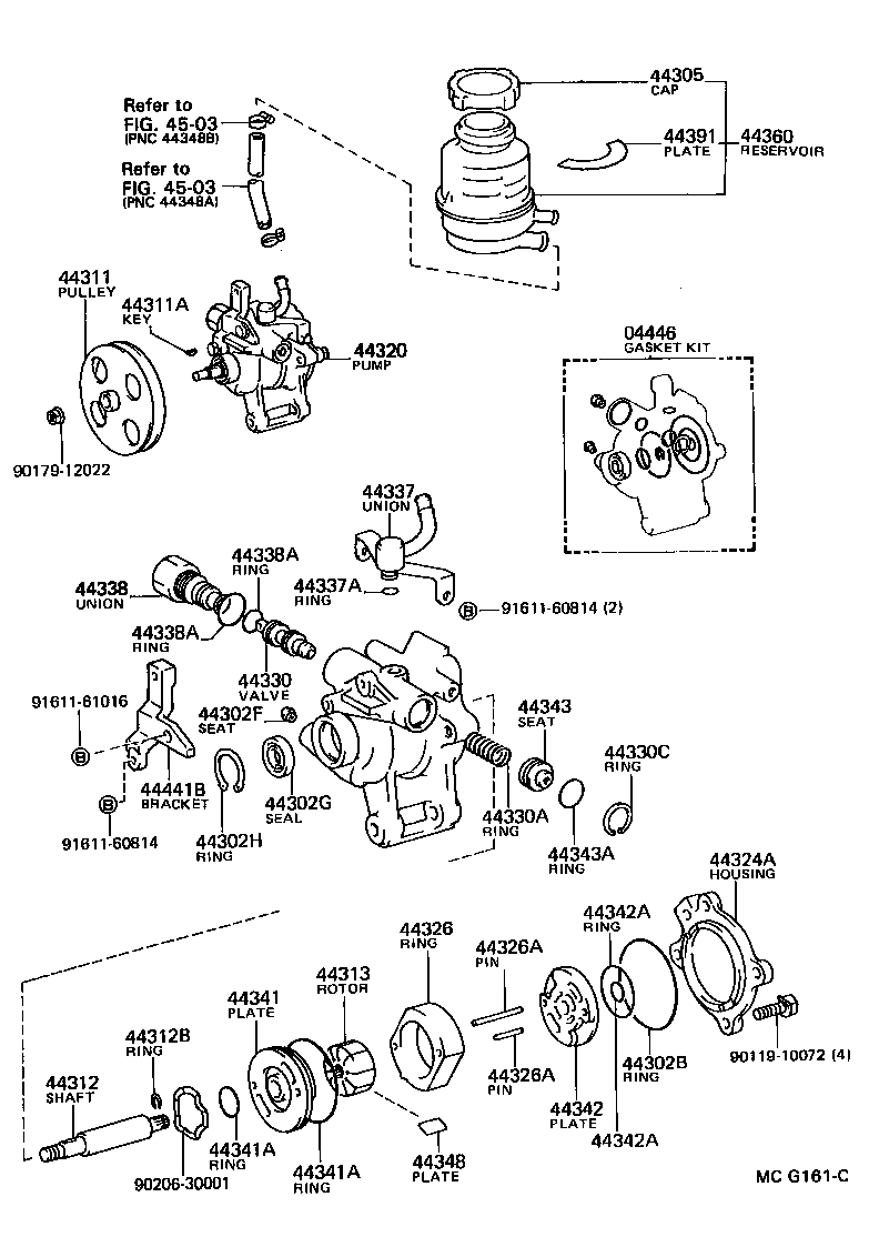  SUPRA |  VANE PUMP RESERVOIR POWER STEERING