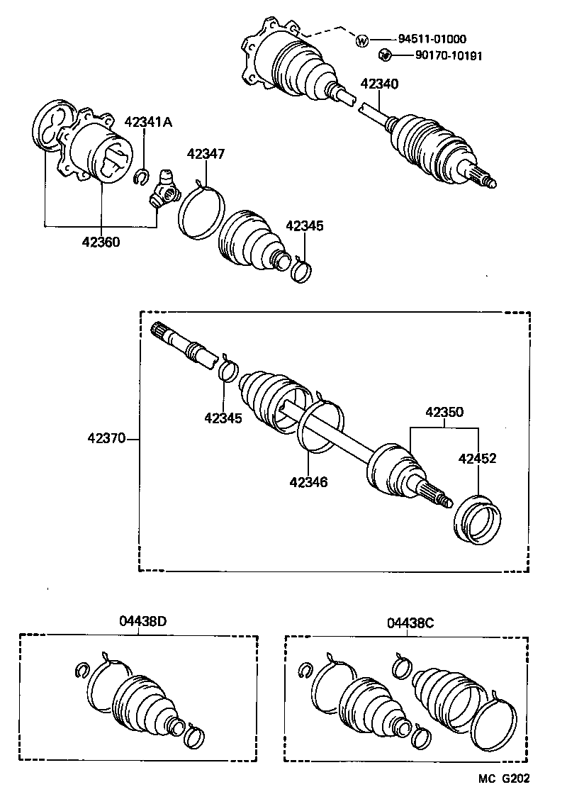  SUPRA |  REAR AXLE SHAFT HUB