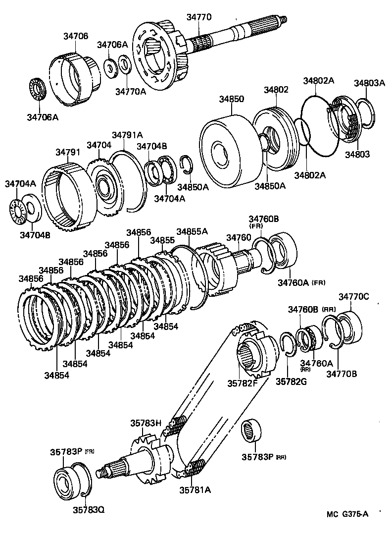 4 RUNNER TRUCK | FRONT DRIVE CLUTCH GEAR