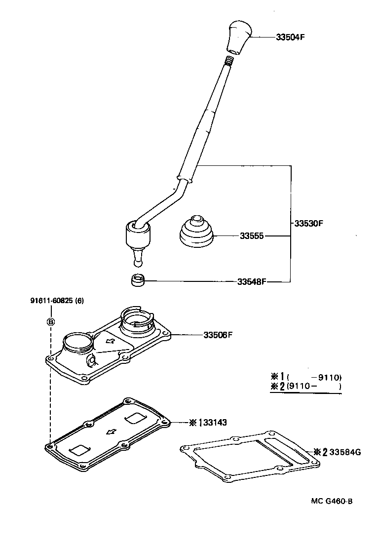  4 RUNNER TRUCK |  SHIFT LEVER RETAINER