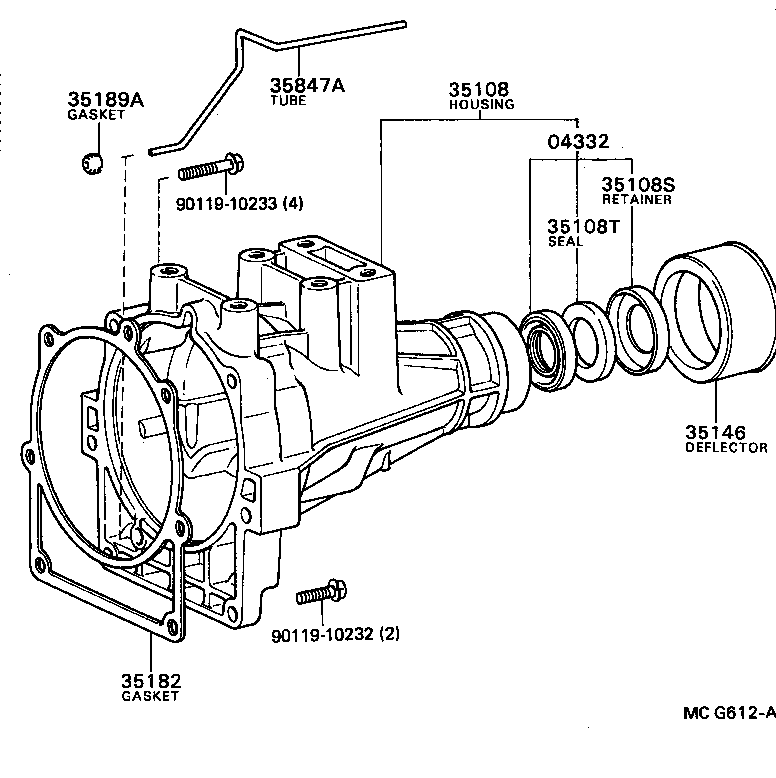  MODEL F |  EXTENSION HOUSING ATM