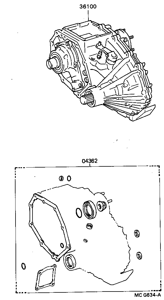  MODEL F |  TRANSFER ASSEMBLY GASKET KIT