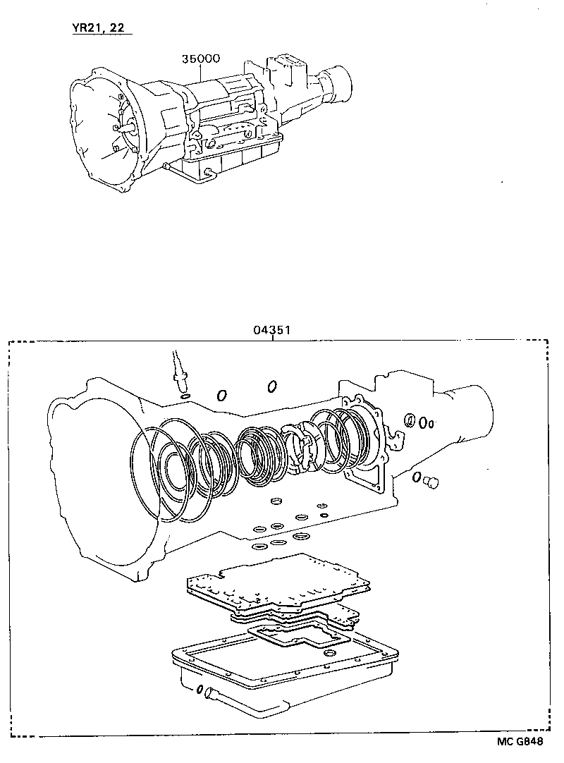  MODEL F |  TRANSAXLE OR TRANSMISSION ASSY GASKET KIT ATM
