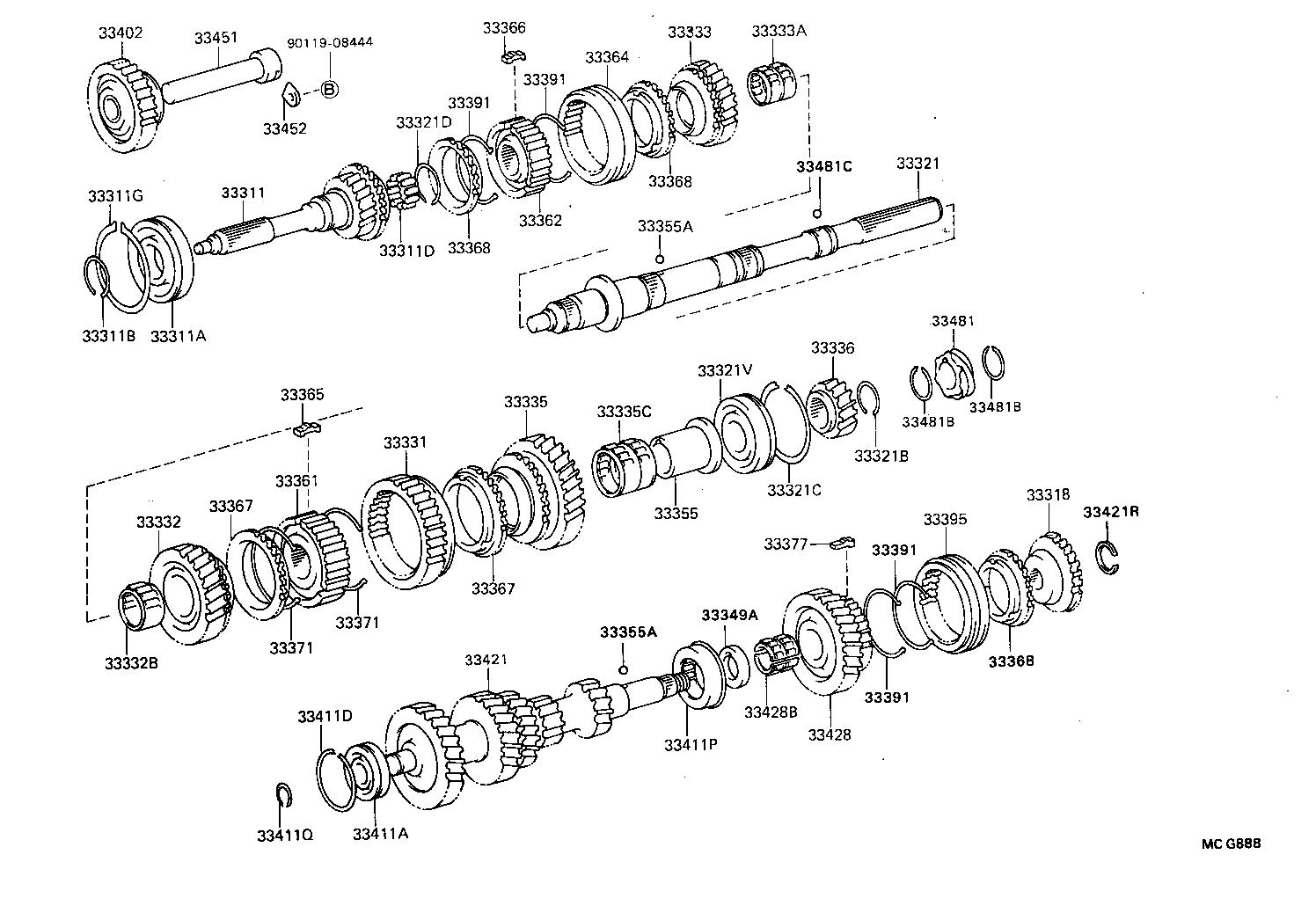  MODEL F |  TRANSMISSION GEAR MTM