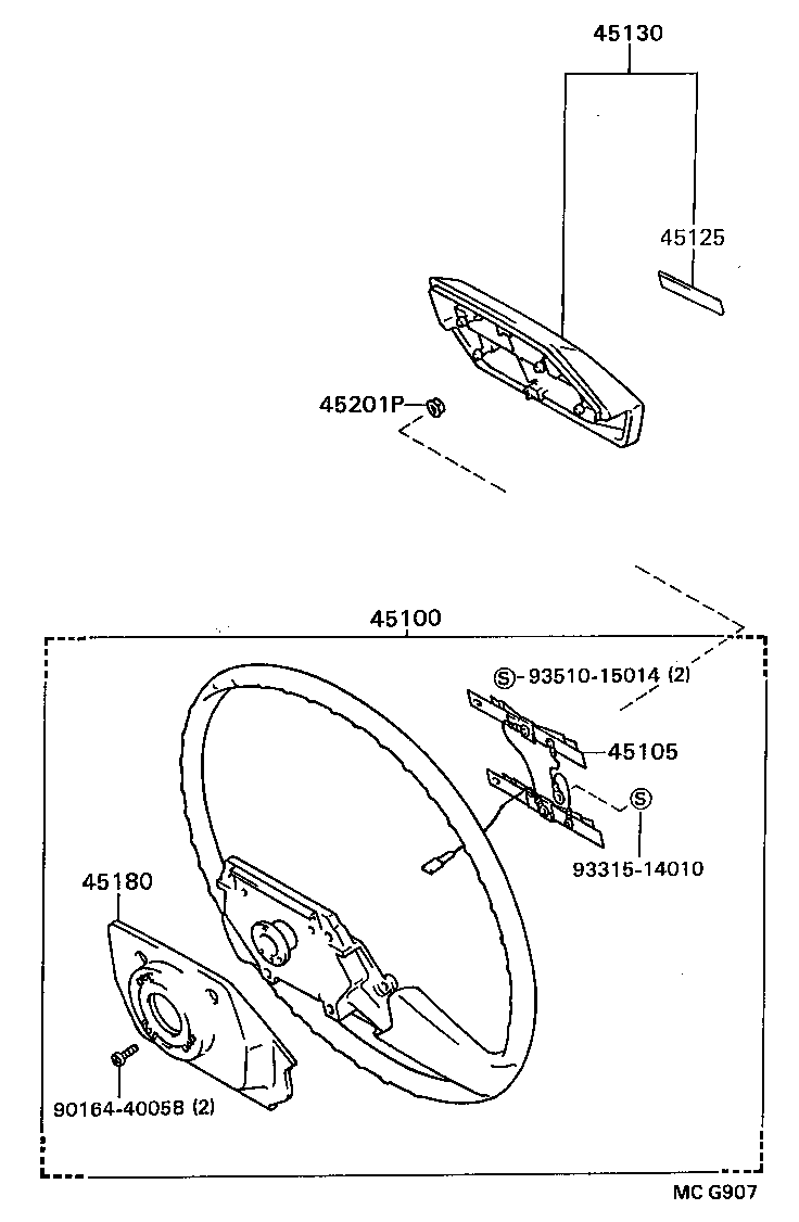  MODEL F |  STEERING WHEEL