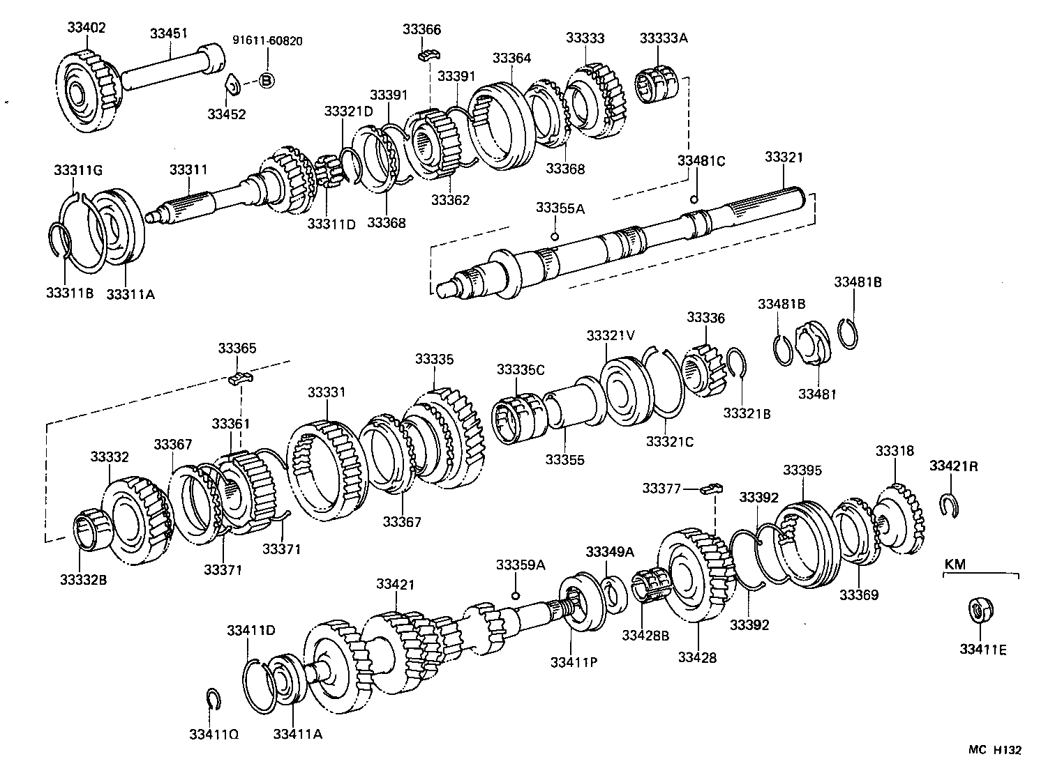  LITEACE VAN WAGON |  TRANSMISSION GEAR MTM