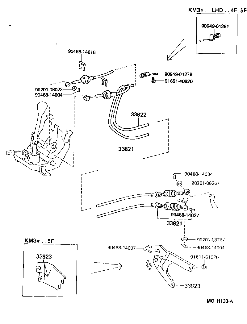 LITEACE VAN WAGON |  SHIFT LEVER RETAINER