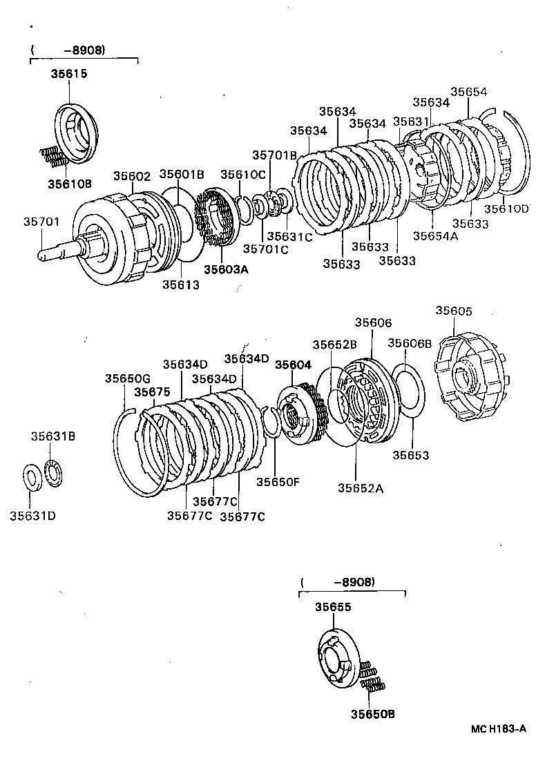  CRESSIDA WAGON |  BRAKE BAND MULTIPLE DISC CLUTCH ATM