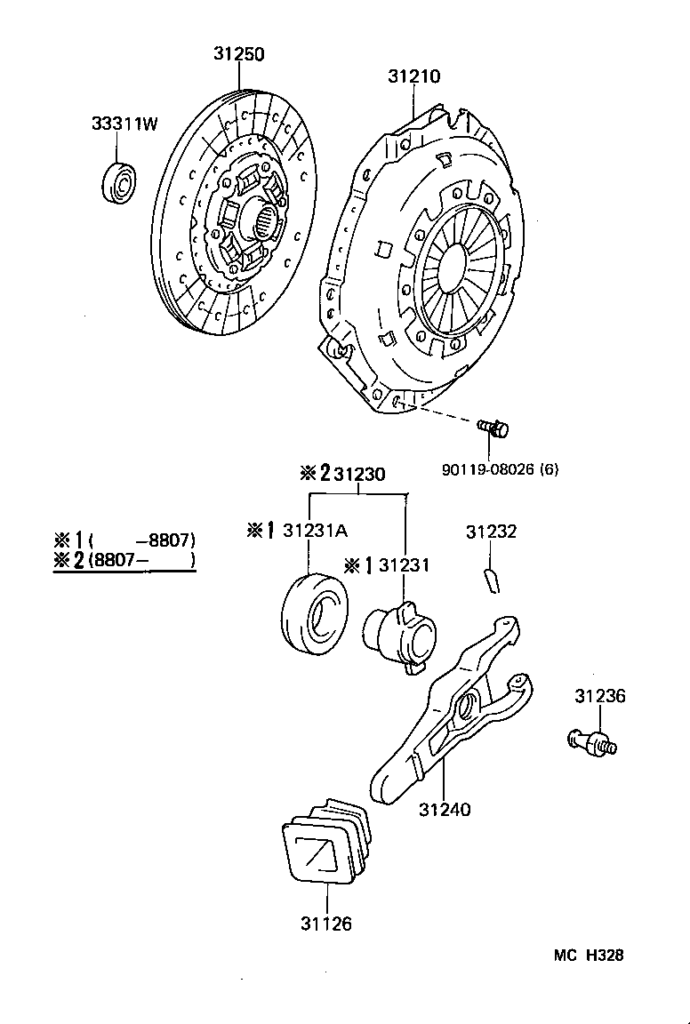  SUPRA |  CLUTCH RELEASE FORK