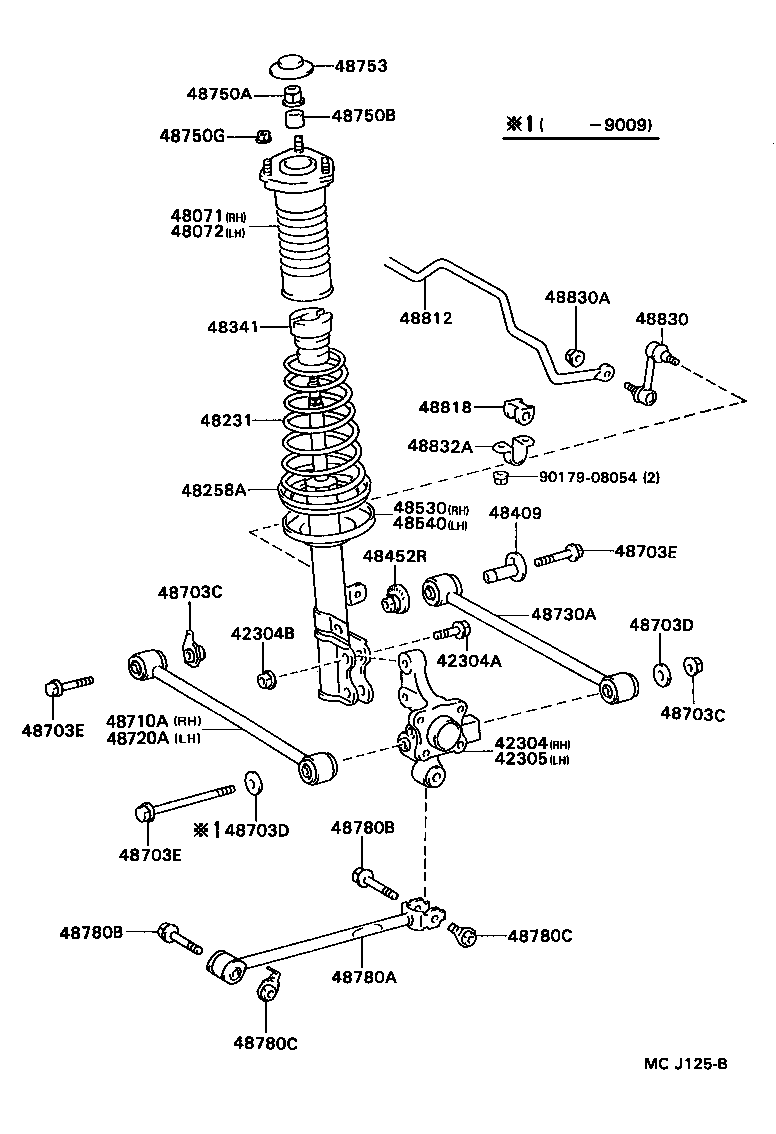  CELICA |  REAR SPRING SHOCK ABSORBER