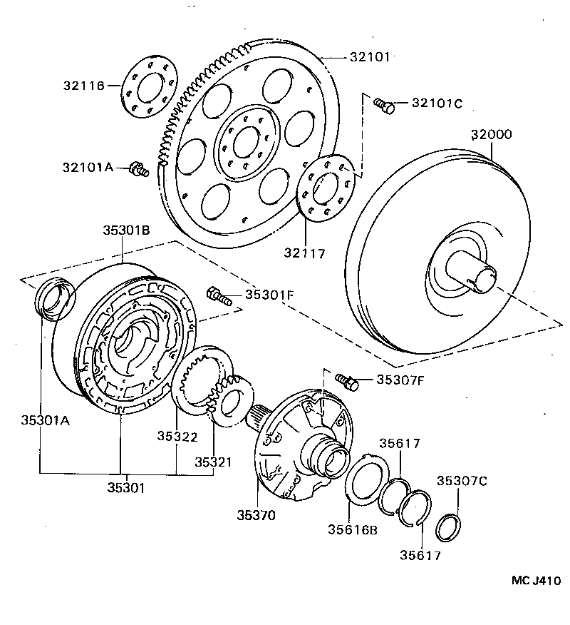  CELICA |  TORQUE CONVERTER FRONT OIL PUMP CHAIN ATM