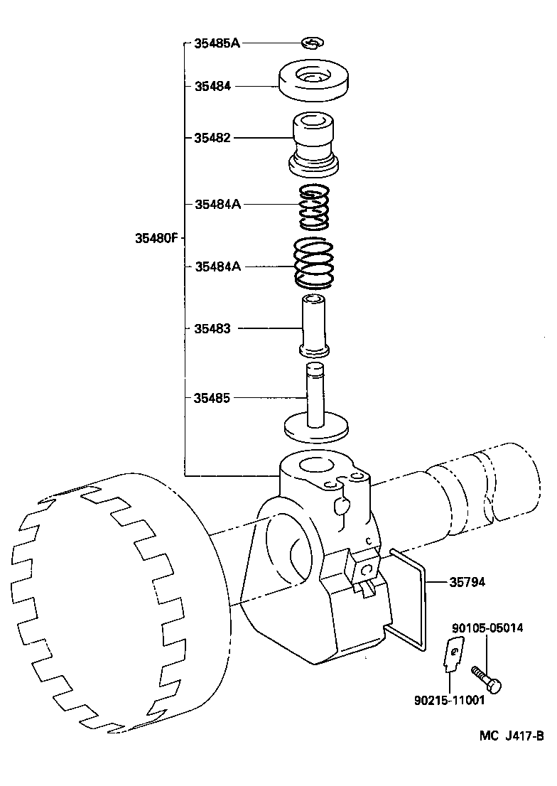  4 RUNNER TRUCK |  REAR OIL PUMP GOVERNOR ATM