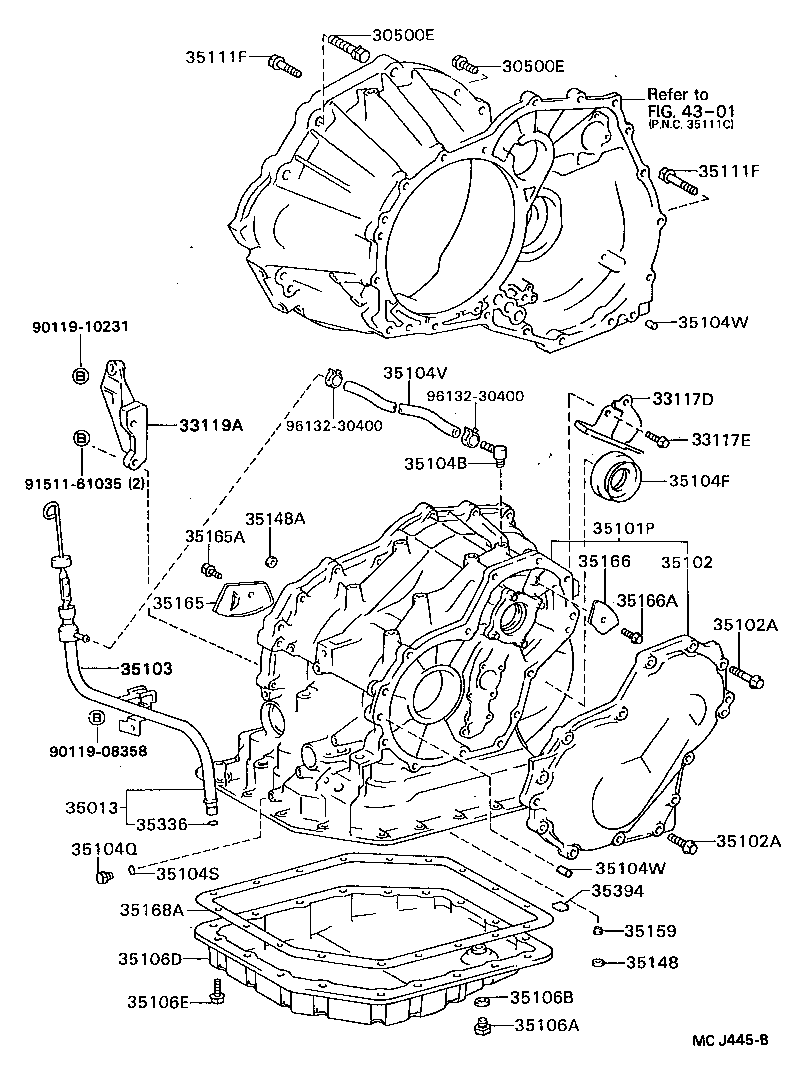  CELICA |  TRANSMISSION CASE OIL PAN ATM