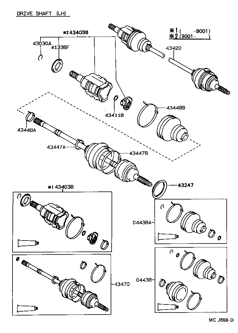  CARINA 2 |  FRONT DRIVE SHAFT