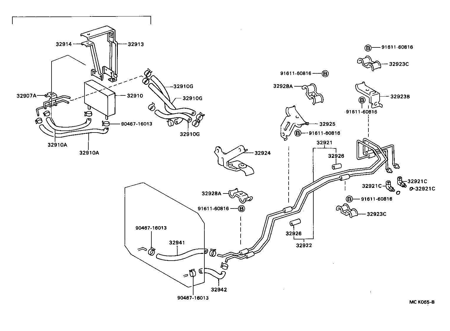  COASTER |  OIL COOLER TUBE ATM