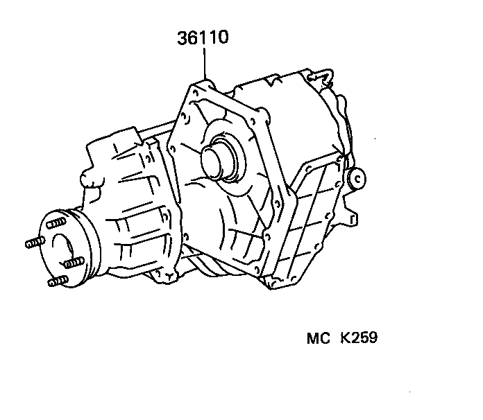  LAND CRUISER 80 |  TRANSFER ASSEMBLY GASKET KIT