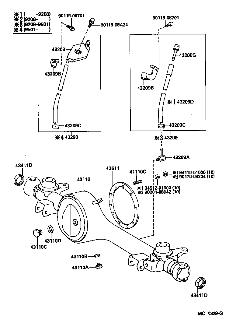  LAND CRUISER 80 |  FRONT AXLE HOUSING DIFFERENTIAL