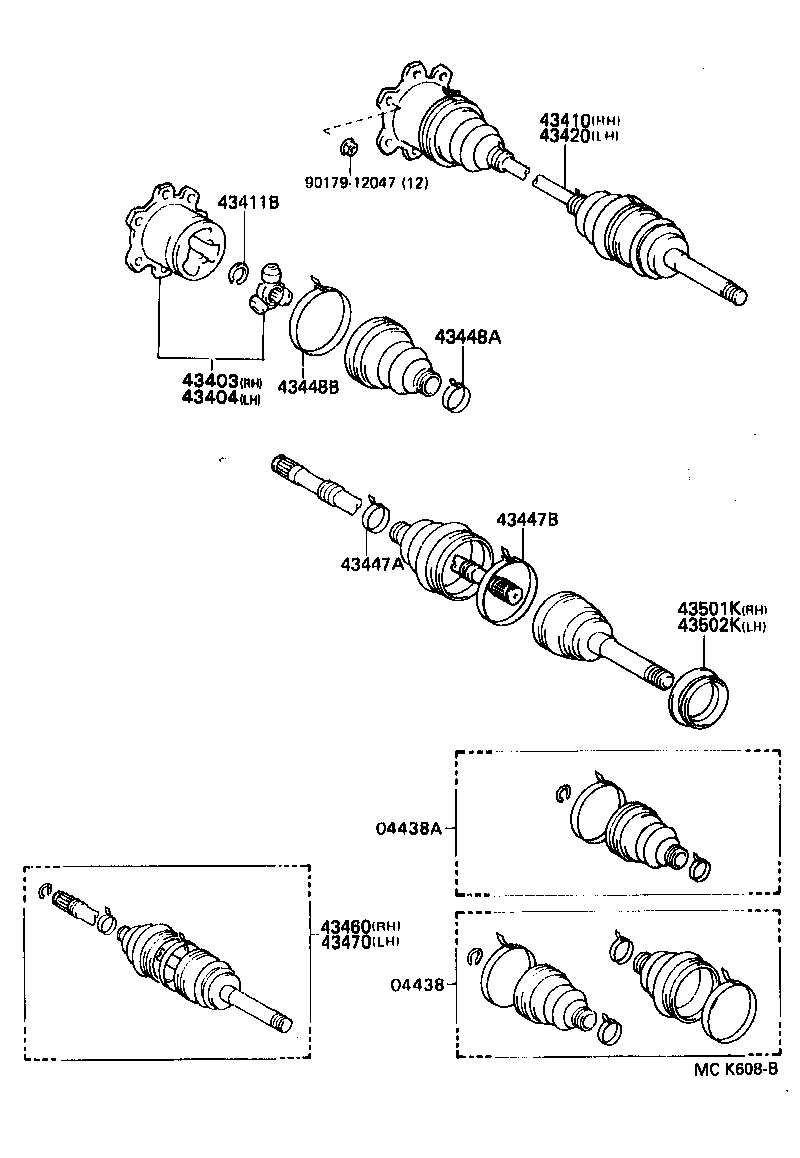  4 RUNNER TRUCK |  FRONT DRIVE SHAFT