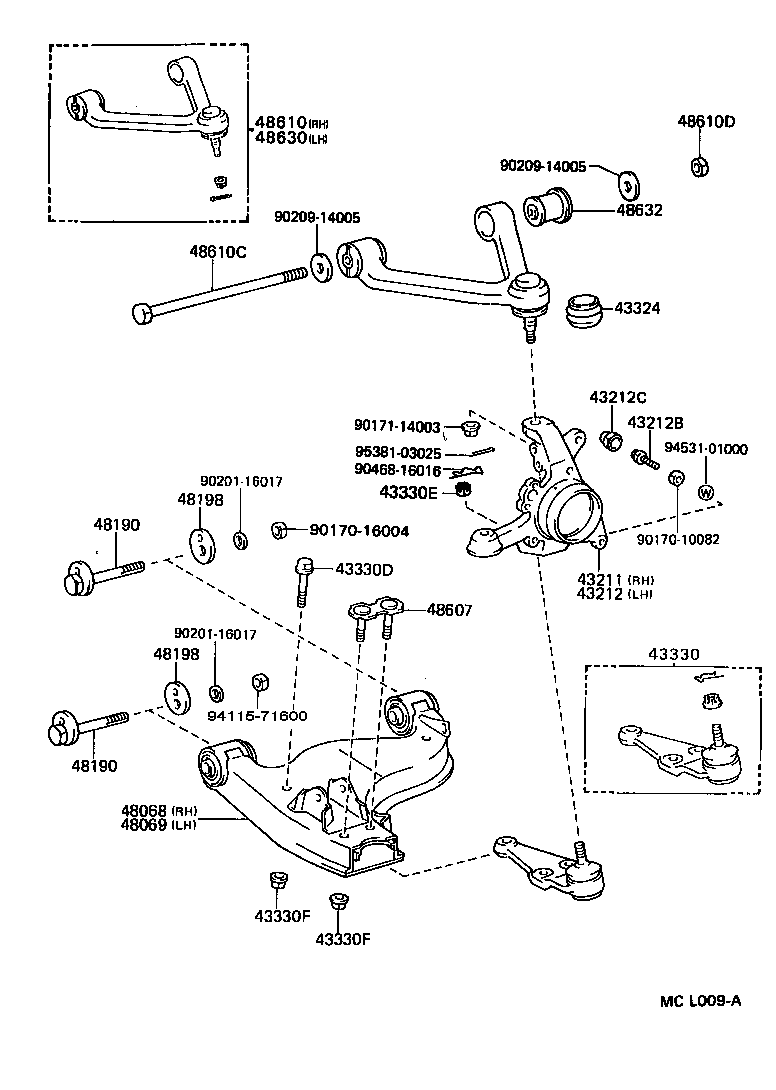  SUPRA |  FRONT AXLE ARM STEERING KNUCKLE