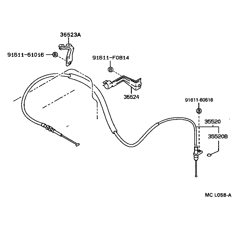  4 RUNNER TRUCK |  THROTTLE LINK VALVE LEVER ATM