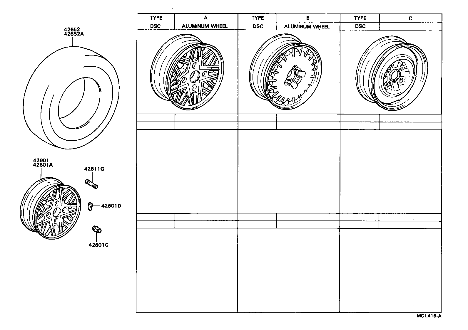  CRESSIDA WAGON |  DISC WHEEL WHEEL CAP