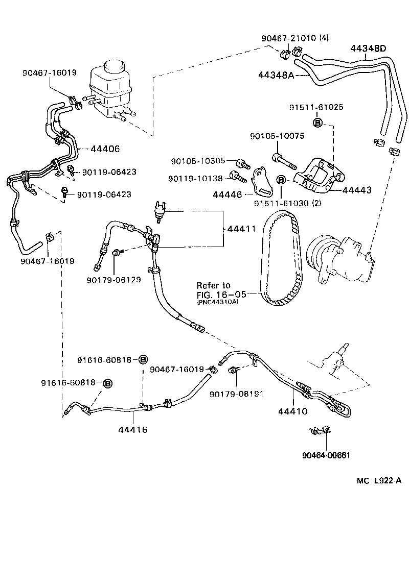  CAMRY JPP |  POWER STEERING TUBE