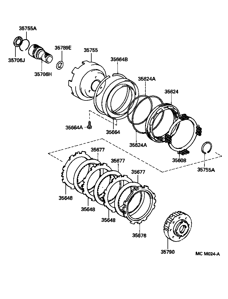  CAMRY JPP |  CENTER SUPPORT PLANETARY SUN GEAR ATM