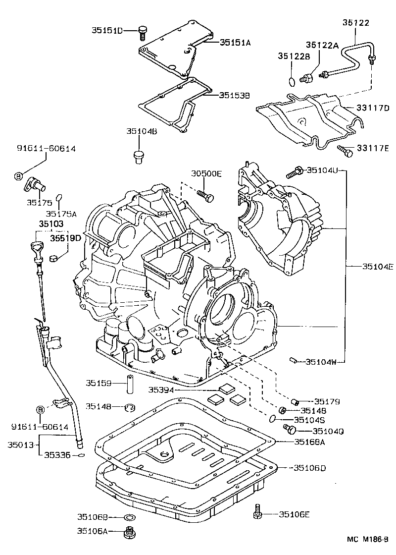  CAMRY JPP |  TRANSMISSION CASE OIL PAN ATM