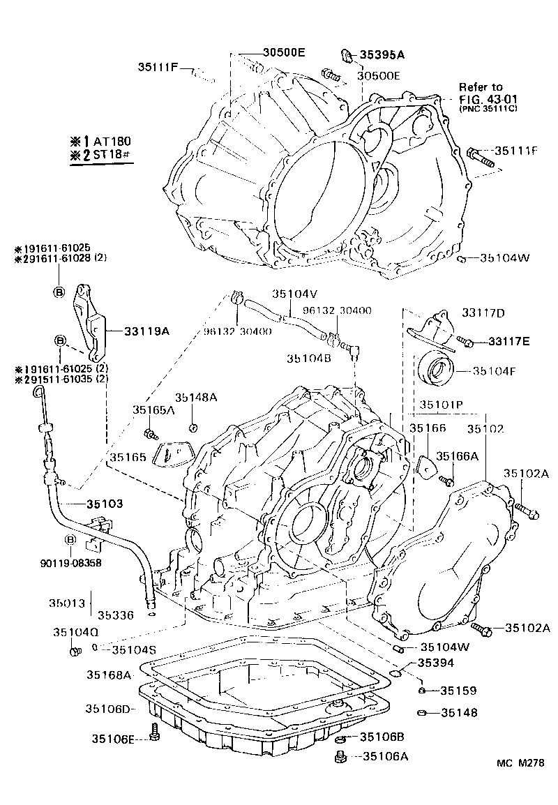  CELICA |  TRANSMISSION CASE OIL PAN ATM