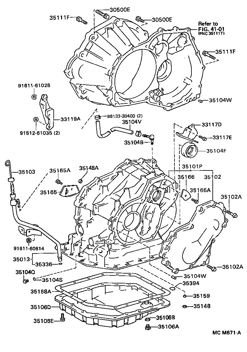  MR2 |  TRANSMISSION CASE OIL PAN ATM