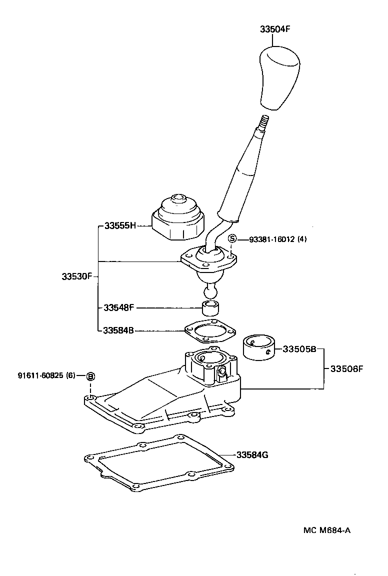  CRESSIDA WAGON |  SHIFT LEVER RETAINER