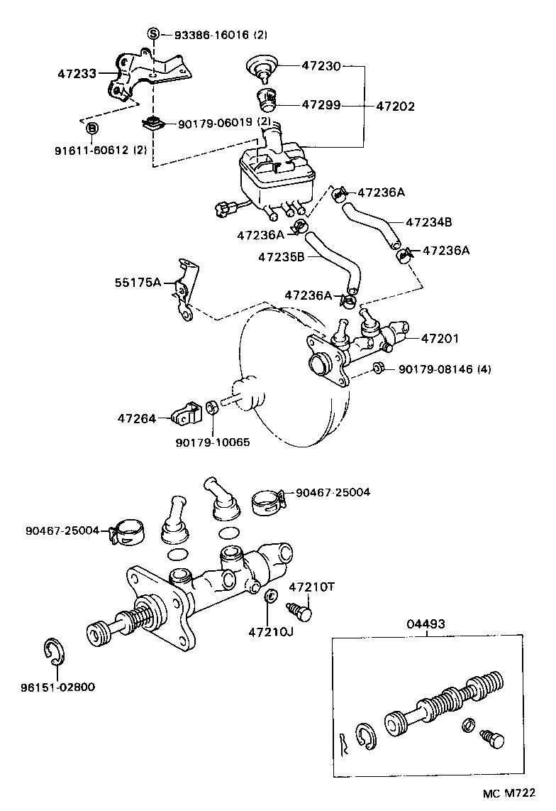  LITEACE VAN WAGON |  BRAKE MASTER CYLINDER