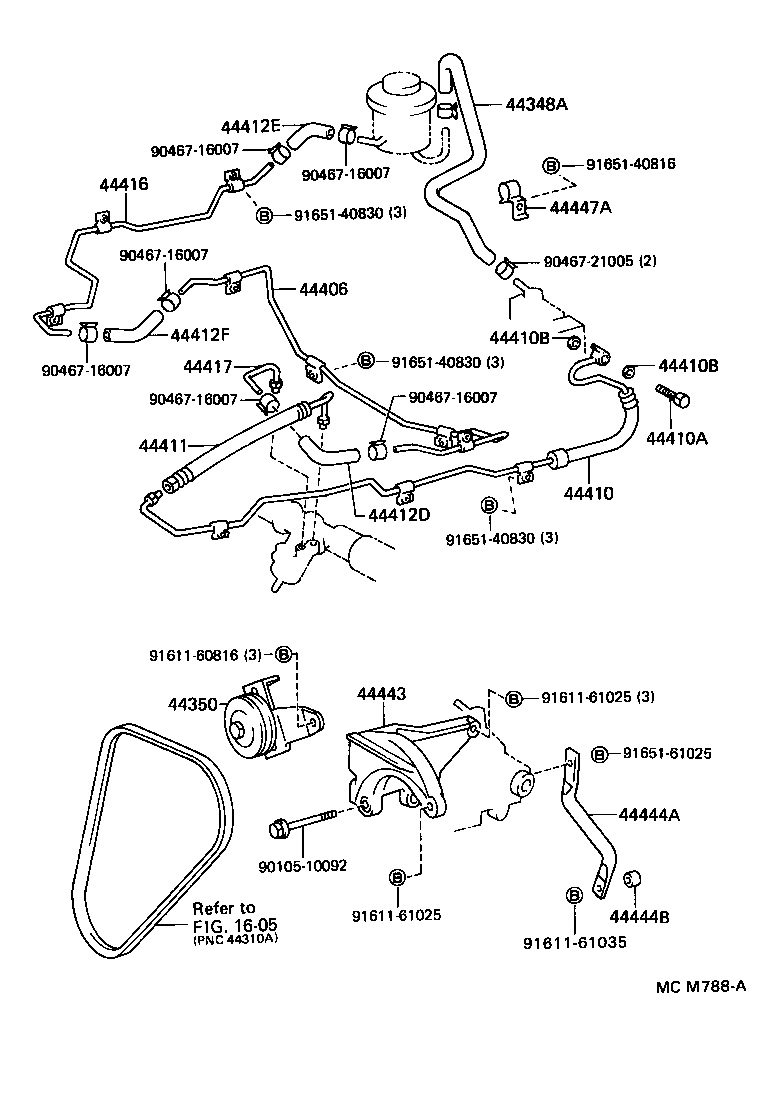  LITEACE VAN WAGON |  POWER STEERING TUBE