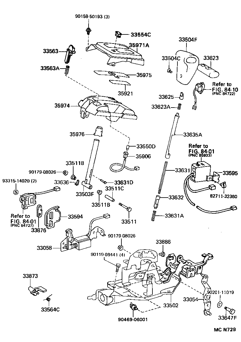  PASEO |  SHIFT LEVER RETAINER