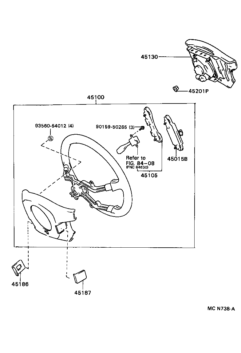  TERCEL |  STEERING WHEEL