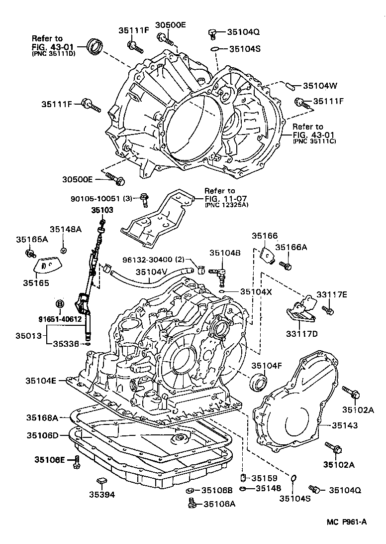  CELICA |  TRANSMISSION CASE OIL PAN ATM