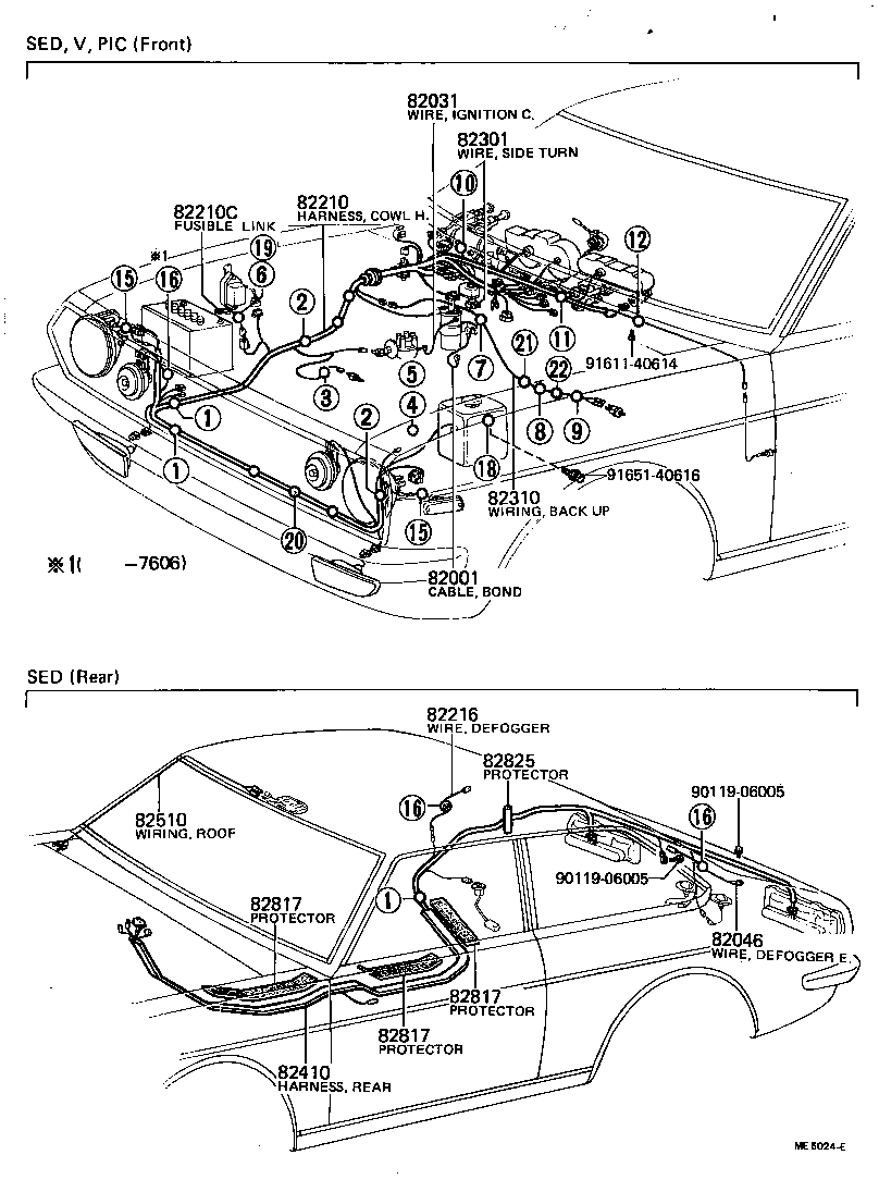  TOYOTA1000 |  WIRING CLAMP