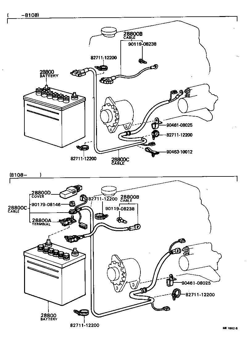  COROLLA |  BATTERY BATTERY CABLE