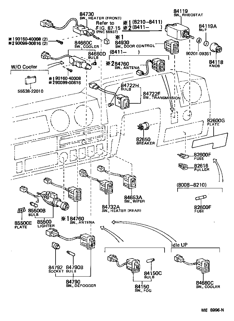  LAND CRUISER 60 |  SWITCH RELAY COMPUTER