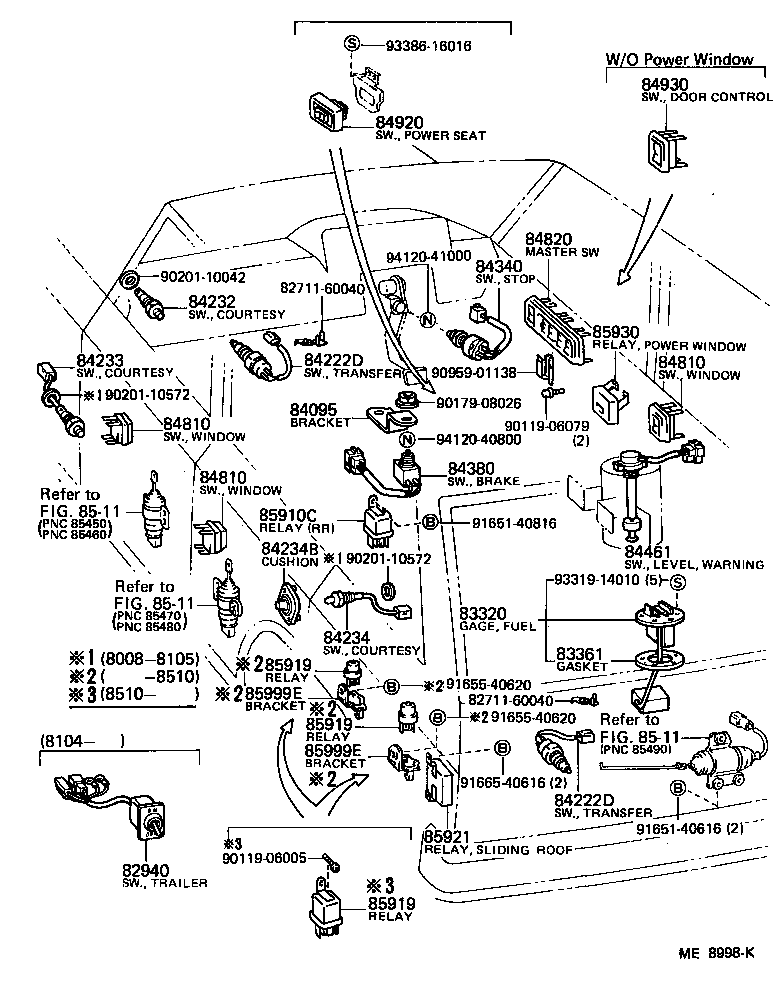  LAND CRUISER 60 |  SWITCH RELAY COMPUTER