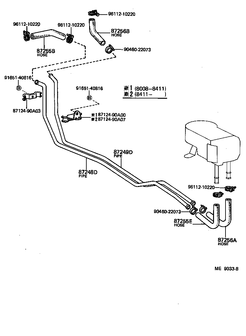  LAND CRUISER 60 |  HEATING AIR CONDITIONING WATER PIPING