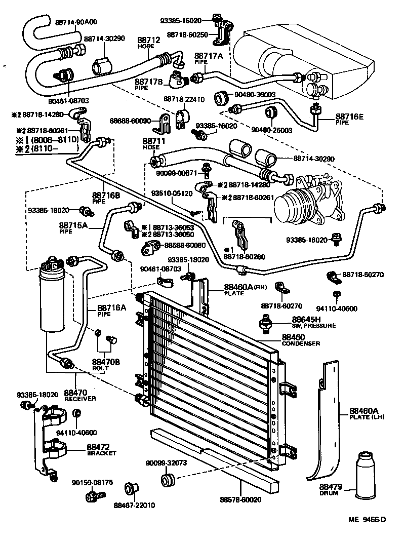  LAND CRUISER 40 |  HEATING AIR CONDITIONING COOLER PIPING