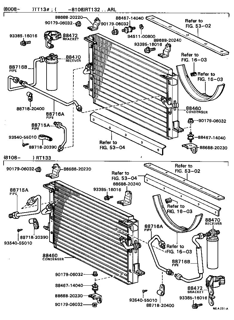  CORONA |  HEATING AIR CONDITIONING COOLER PIPING
