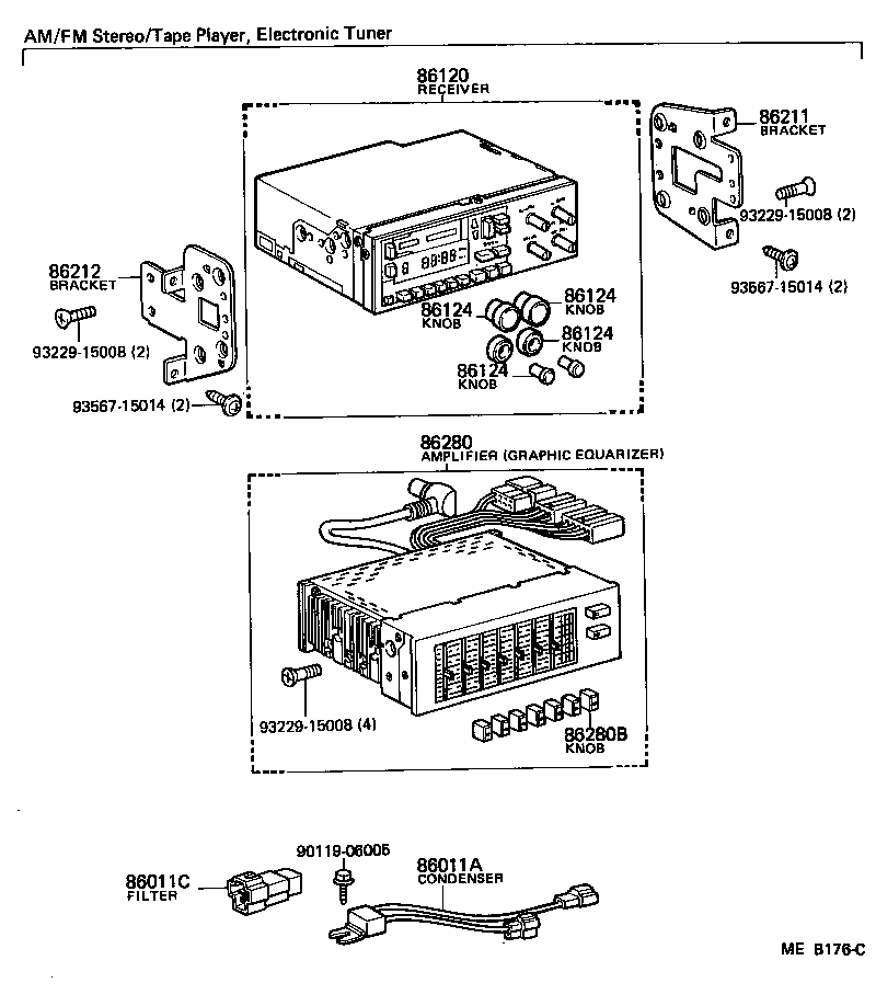  CELICA |  RADIO RECEIVER AMPLIFIER CONDENSER