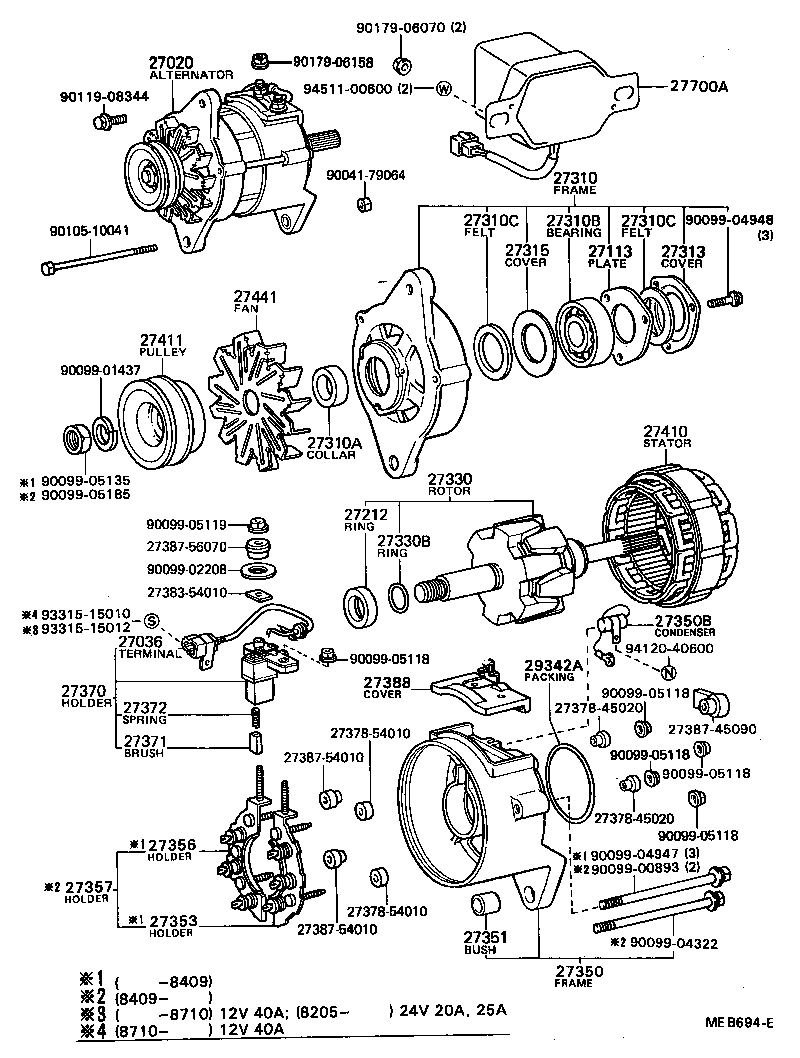  COASTER |  ALTERNATOR