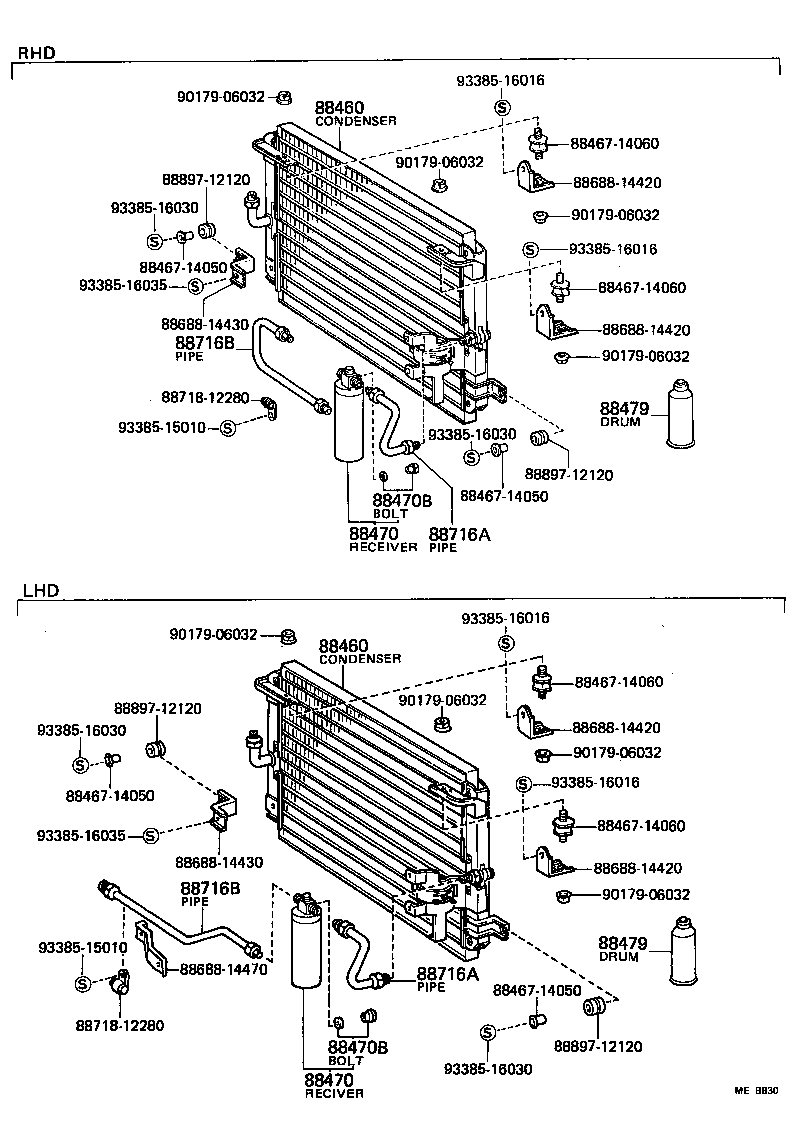  CELICA |  HEATING AIR CONDITIONING COOLER PIPING