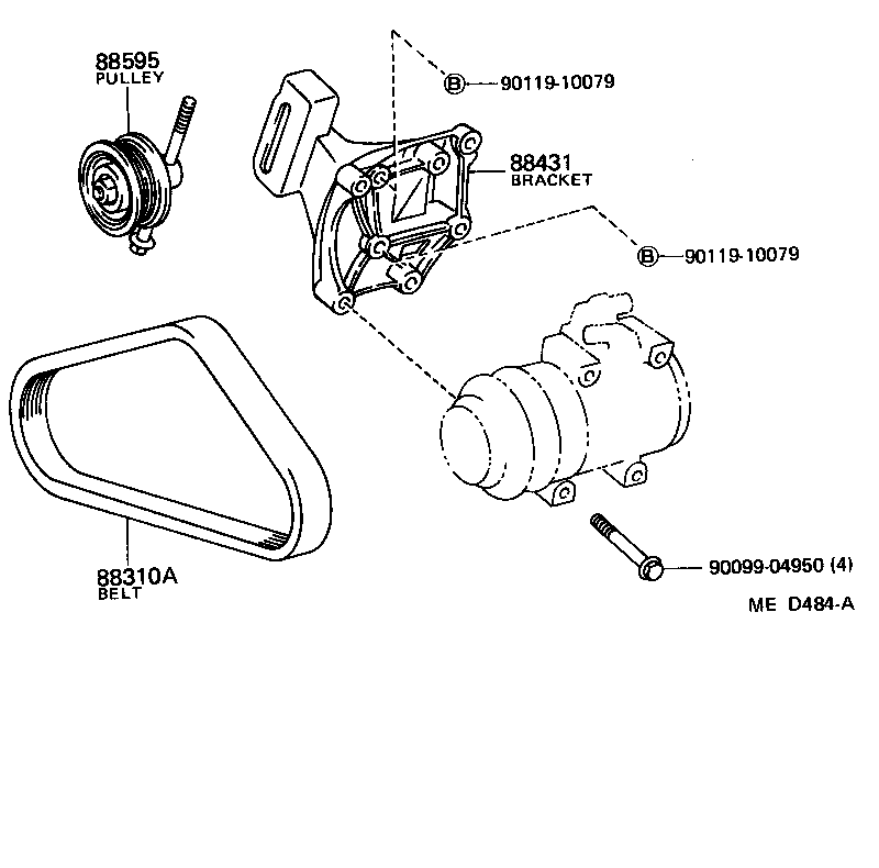  CELICA |  HEATING AIR CONDITIONING COMPRESSOR
