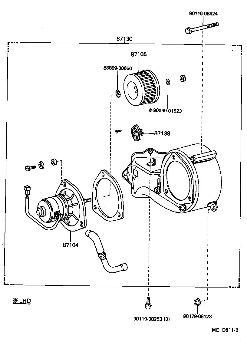  CROWN |  HEATING AIR CONDITIONING HEATER UNIT BLOWER